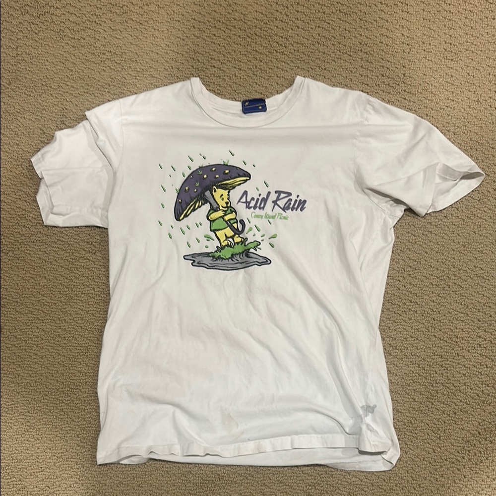 Acid Rain Graphic Tee - White